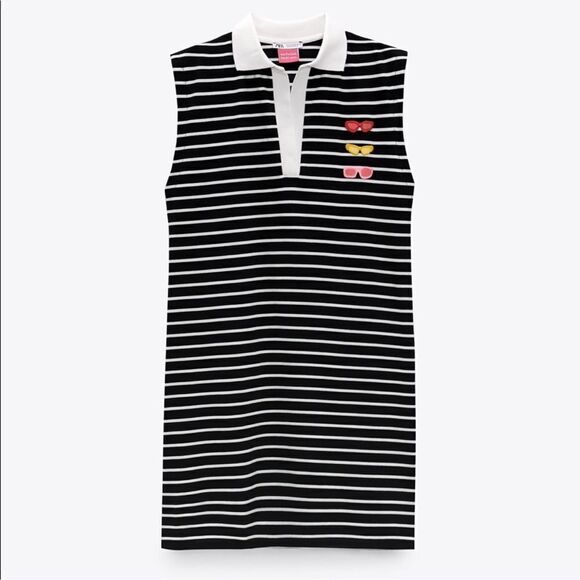 Zara X Natacha Paschal Striped Dress - Picture 3 of 9